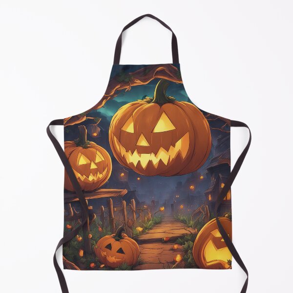 Artikelvorschau, Spooky Halloween Pumpkin Art - Creepy Jack-o'-Lantern Design entworfen und verkauft von The-Library.