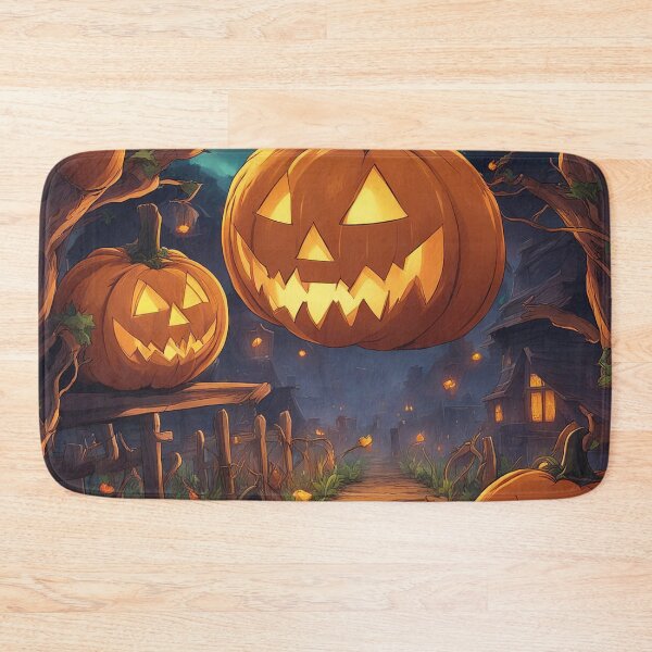 Artikelvorschau, Spooky Halloween Pumpkin Art - Creepy Jack-o'-Lantern Design entworfen und verkauft von The-Library.