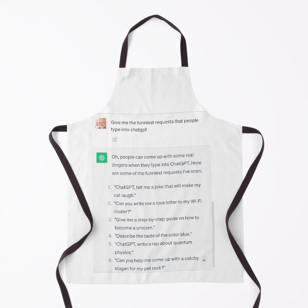 Item preview, Funniest ChatGPT Requests designed and sold by NickTaroDesign.