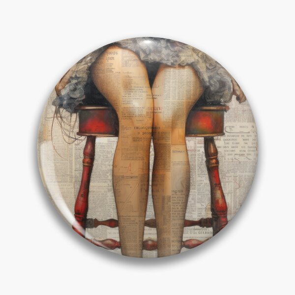 Item preview, Vintage Newsprint & Feminine Allure designed and sold by VisionDuke.
