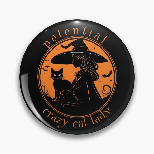 Item preview, Potential Crazy Cat Lady Silhouette designed and sold by DevemDavam.