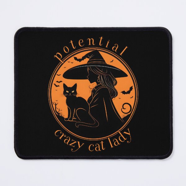 Item preview, Potential Crazy Cat Lady Silhouette designed and sold by DevemDavam.