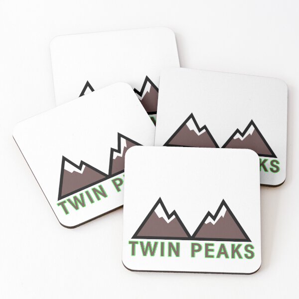 Item preview, Twin Peaks green and brown title designed and sold by SideSignal.