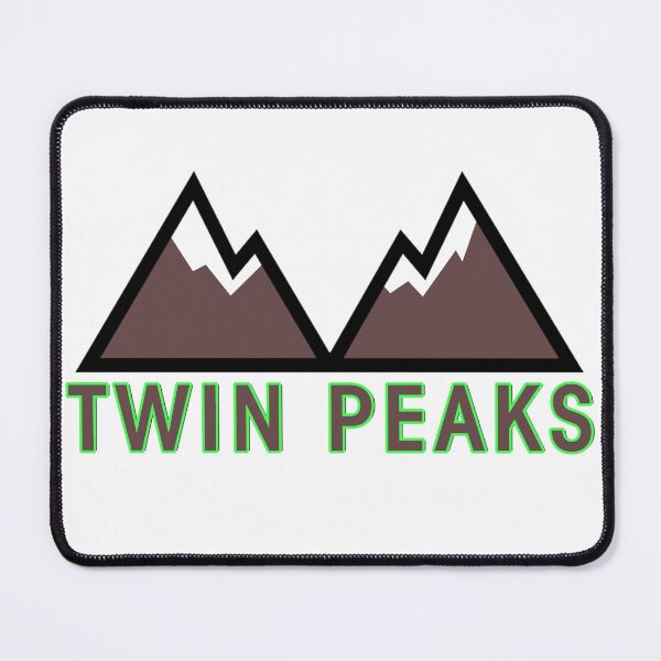 Item preview, Twin Peaks green and brown title designed and sold by SideSignal.