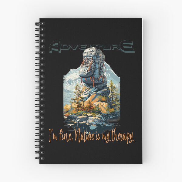 Item preview, Hiking in nature is therapy designed and sold by RiSchuDesign.