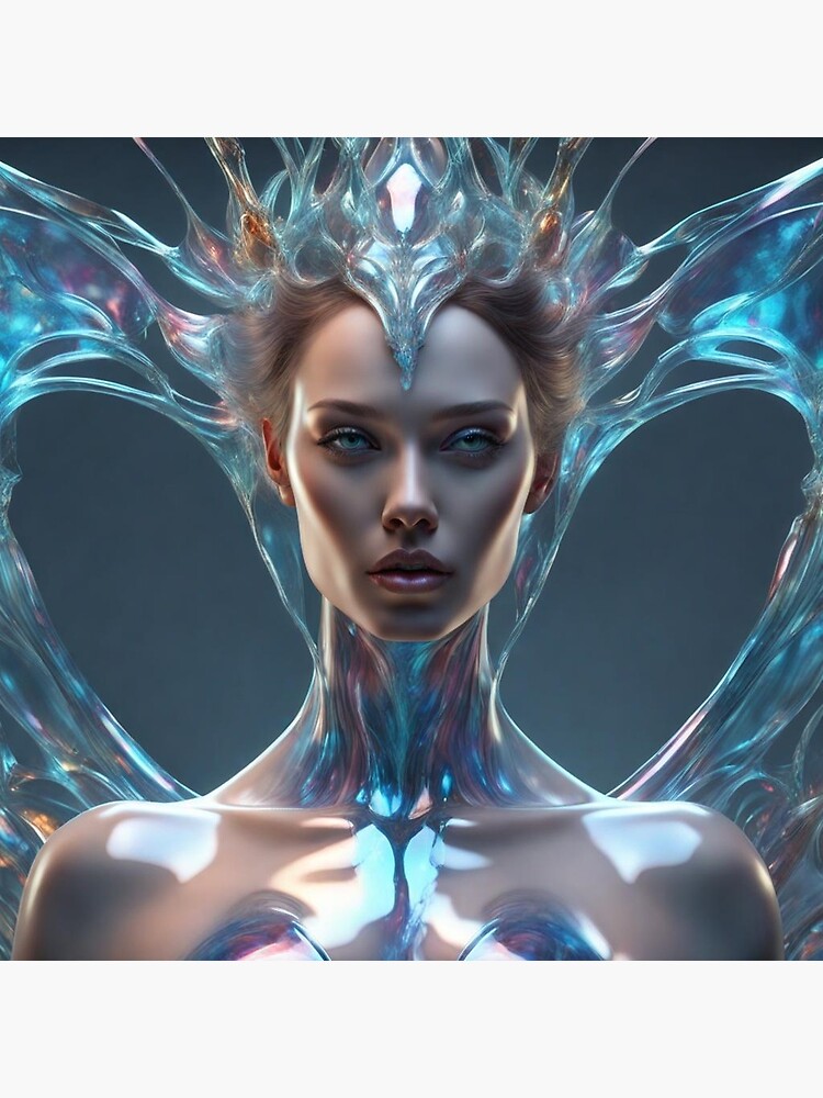 Thumbnail 3 of 3, Poster, Woman of Glass designed and sold by LenCarol.