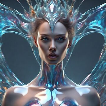Artwork thumbnail, Woman of Glass by LenCarol