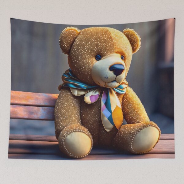 Item preview, Childhood teddy bear designed and sold by M-Y-A-R-T-.
