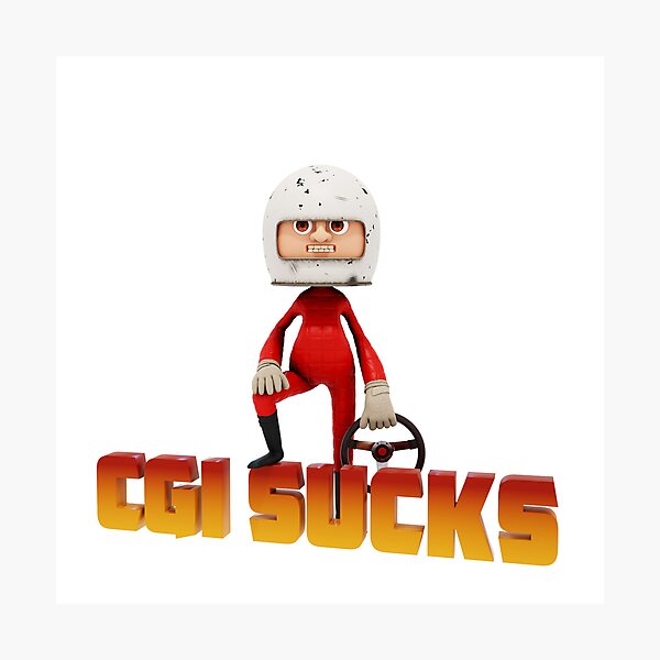 cgi sucks Photographic Print