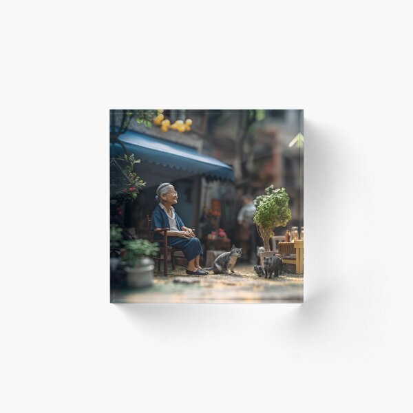 Item preview, Our Little Town - Granny's Afternoon designed and sold by drawerwalker.