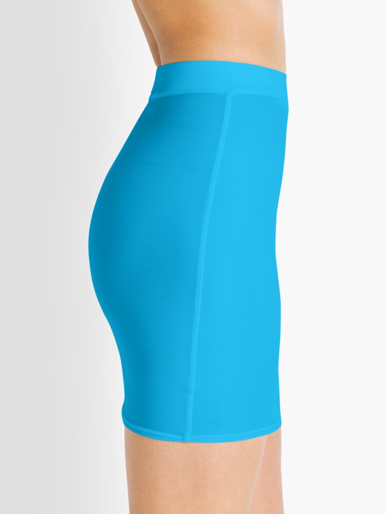 Thumbnail 2 of 4, Mini Skirt, Solid Capri Color designed and sold by Claudiocmb.
