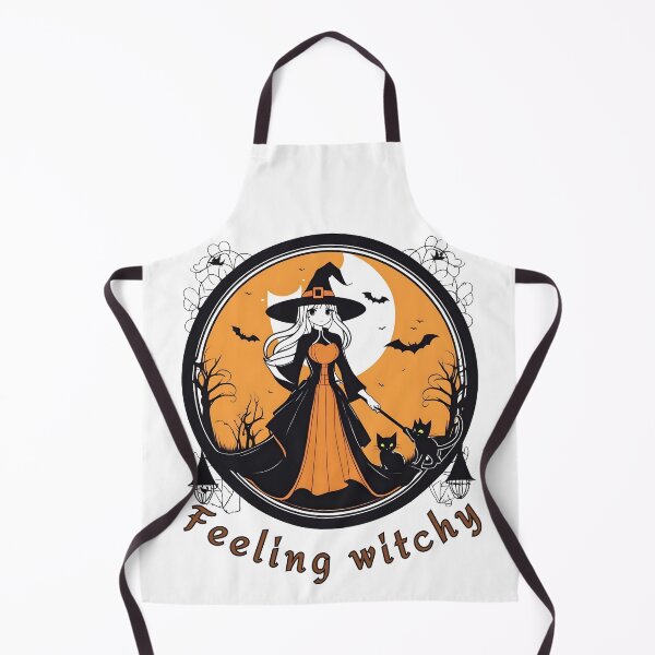 Item preview, Feeling Witchy Anime Witch with Cute Black Cats designed and sold by DevemDavam.
