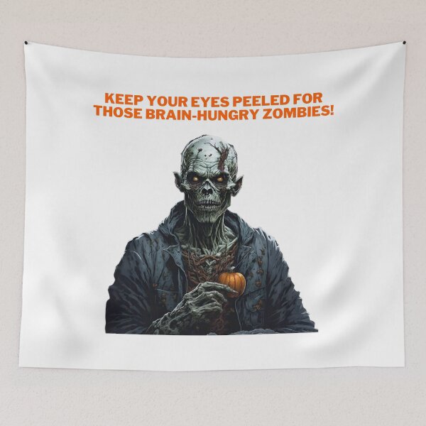 Item preview, Keep your eyes peeled for those brain-hungry zombies! designed and sold by -DEEWOLF-.