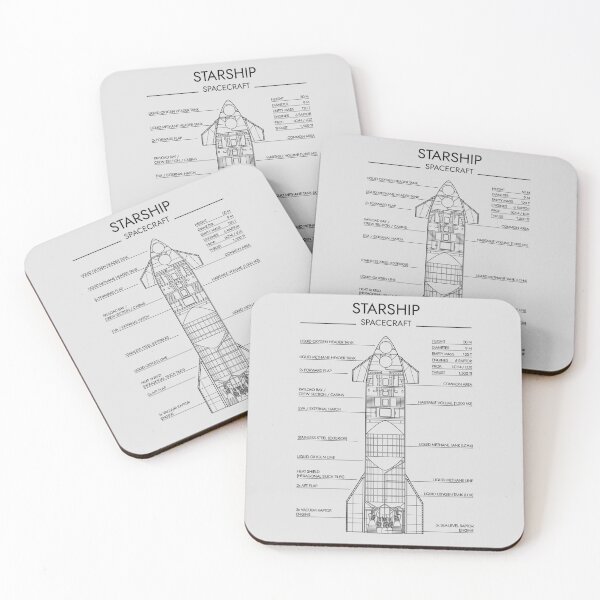 Item preview, Starship Cutaway (White Stencil - No Background) designed and sold by BGALAXY.