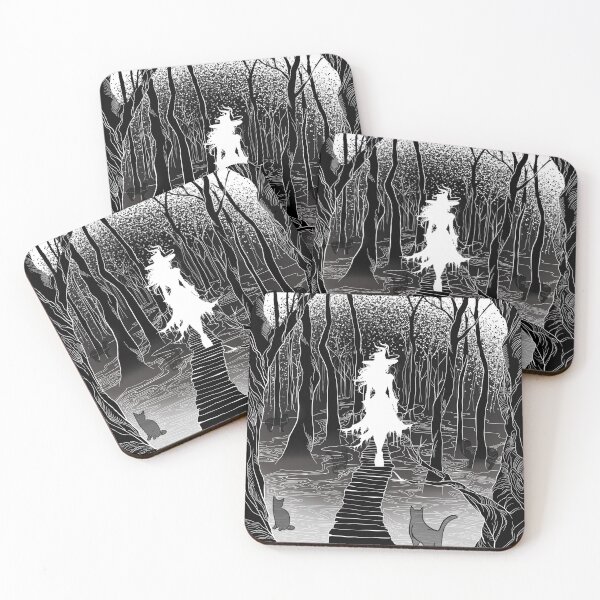 Item preview, Witch’s path filled with cats designed and sold by Aakanksha97.