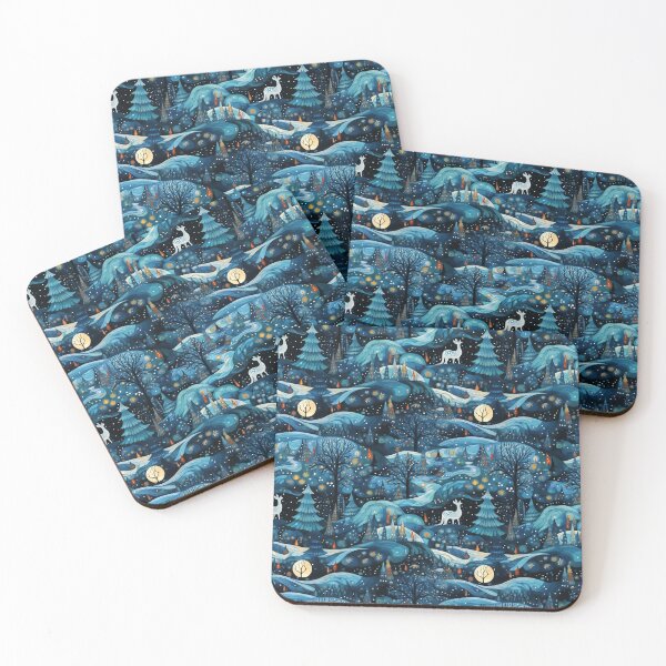 Item preview, Whimsical Winter Night I designed and sold by the-lamplighter.