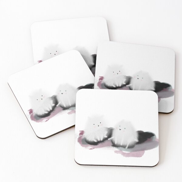 Item preview, Fuzzy Floofs Duo designed and sold by hellopizzapup.