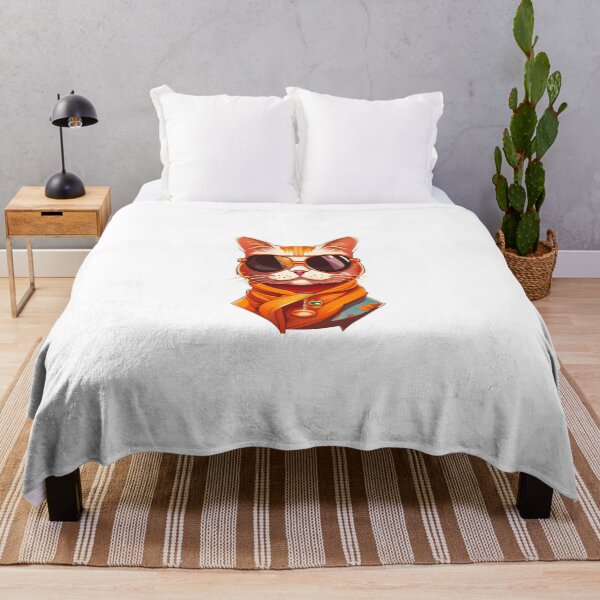 Item preview, Orange cat wear sunglasses designed and sold by KorArtStudio.