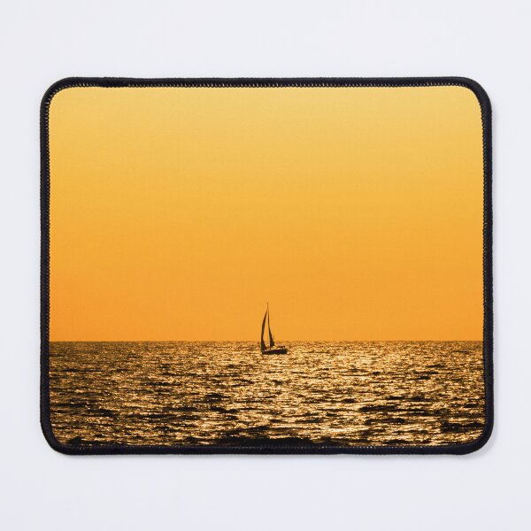 Item preview, Sailboat in mediterranean sea in sunset in the evening, Tel Aviv, Israel designed and sold by Alexander Peterson.