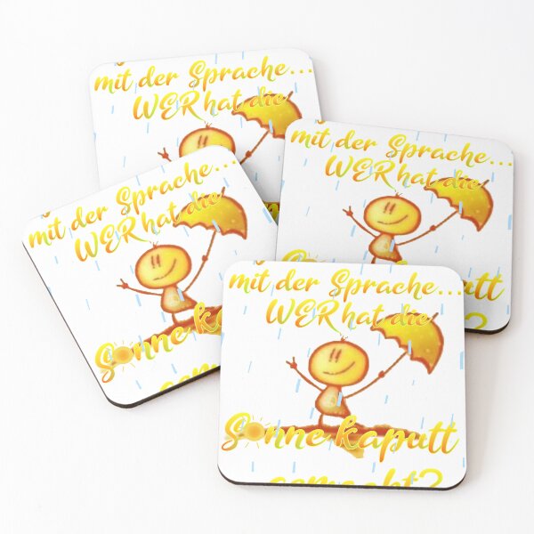 Artikelvorschau, Jetzt mal raus mit der Sprache wer hat die Sonne kaputt gemacht entworfen und verkauft von Sanooshop.