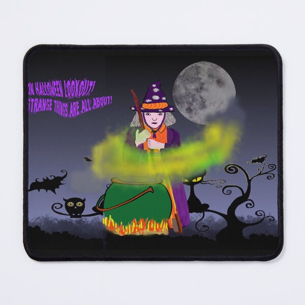 Item preview, Witch And Spells On Halloween designed and sold by Eklectikos.