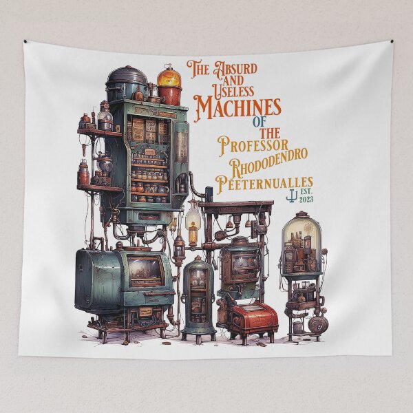 Item preview, 02 The Absurd and Useless Machines of Professor Rhododendron Peeternualles designed and sold by Ignacio Junquera.
