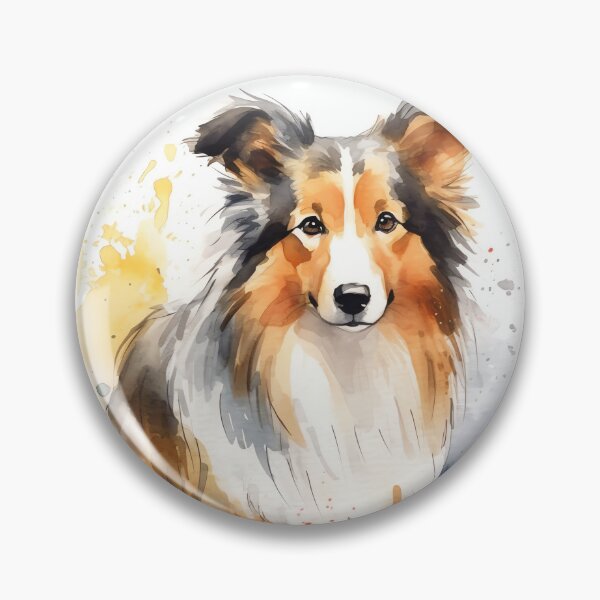 Item preview, Radiant Collie Dog - Heartwarming Canine Fun designed and sold by madtoyman.