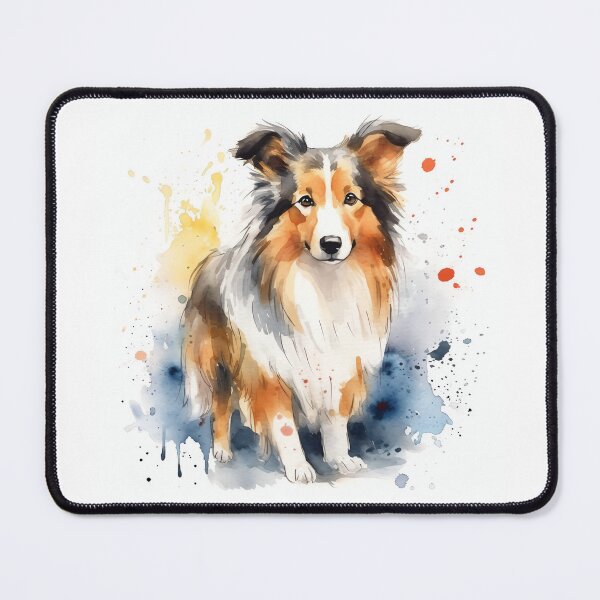 Item preview, Radiant Collie Dog - Heartwarming Canine Fun designed and sold by madtoyman.