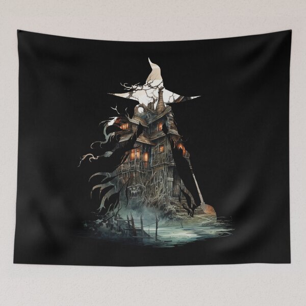 Item preview, Halloween spooky Scary witch Horror Witch designed and sold by AnnaMDesign.