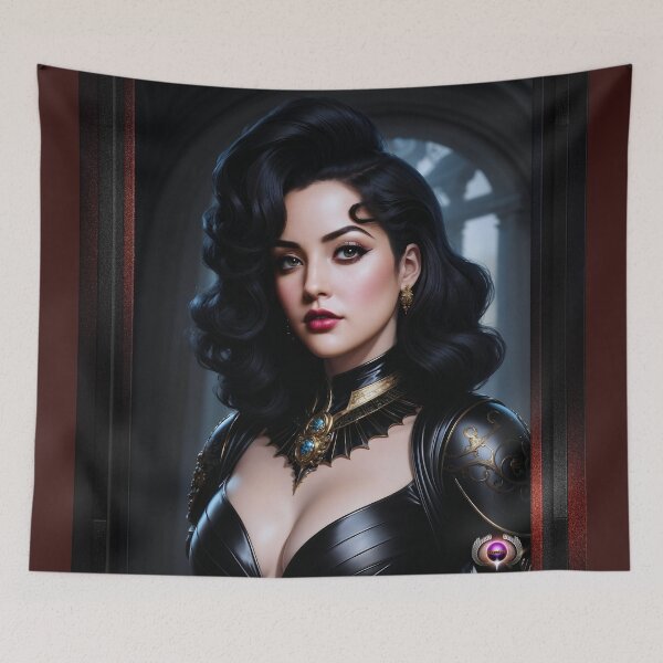 Item preview, The Havenshaw, Lady Oosternic Stunning AI Concept Art Portrait by Xzendor7 designed and sold by Xzendor7 Digital Art Creations.