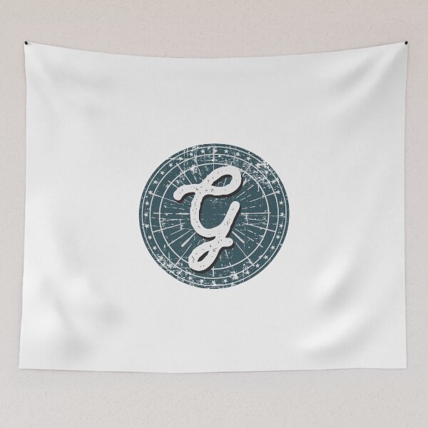 Item preview, Monogram G Vintage Sunburst Circle designed and sold by simplymonogram.