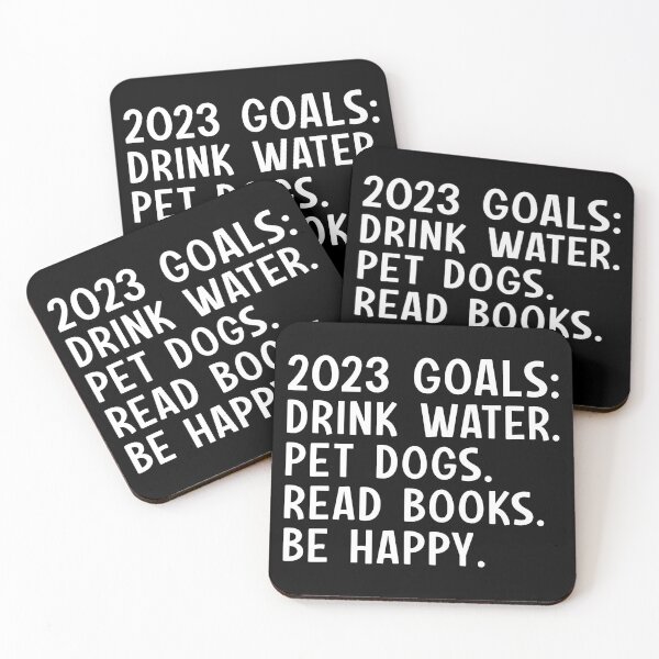 Item preview, 2023 Goals Drink Water Pet Dogs Read Books designed and sold by kamrankhan.