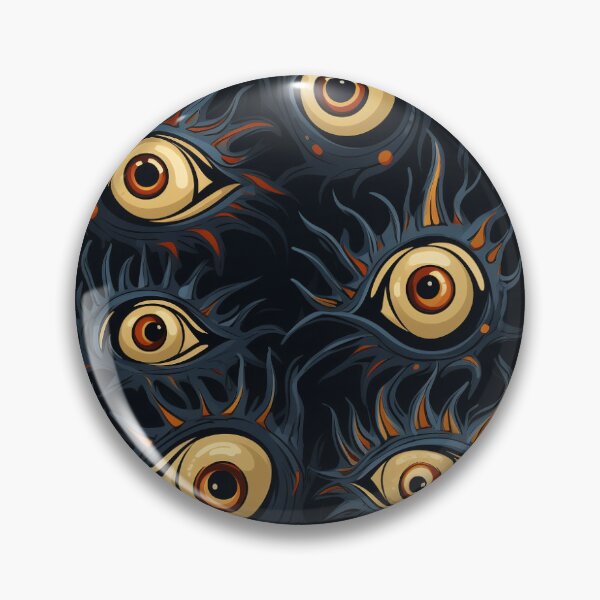 Item preview, Big Creepy Eyes Pattern designed and sold by Digital Dreamtales.