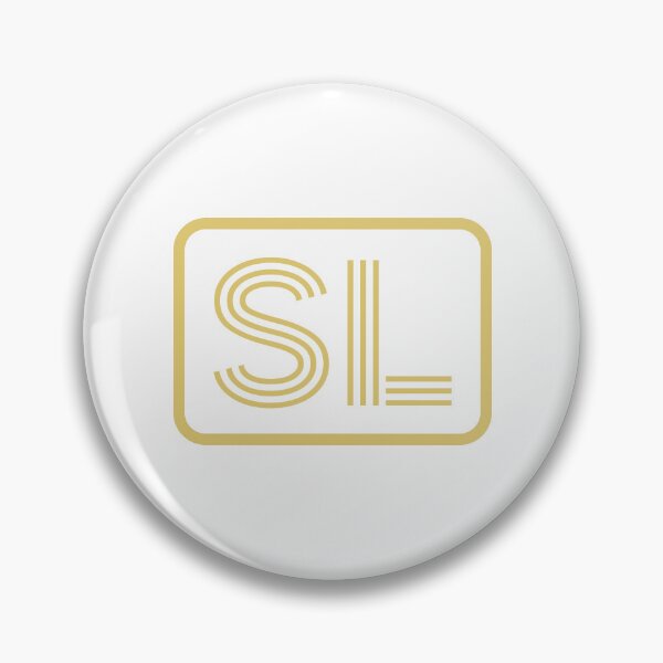 Artikelvorschau, SL-Initialen goldene geometrische Buchstaben entworfen und verkauft von Jeallan Designs.