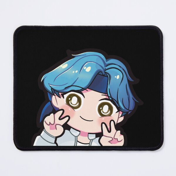 Item preview, BTS Suga chibi peeker designed and sold by MilkTeaMari.