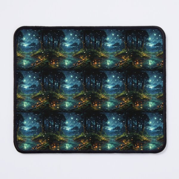 Item preview, Glowing fireflies in a starry meadow designed and sold by KornUHD.