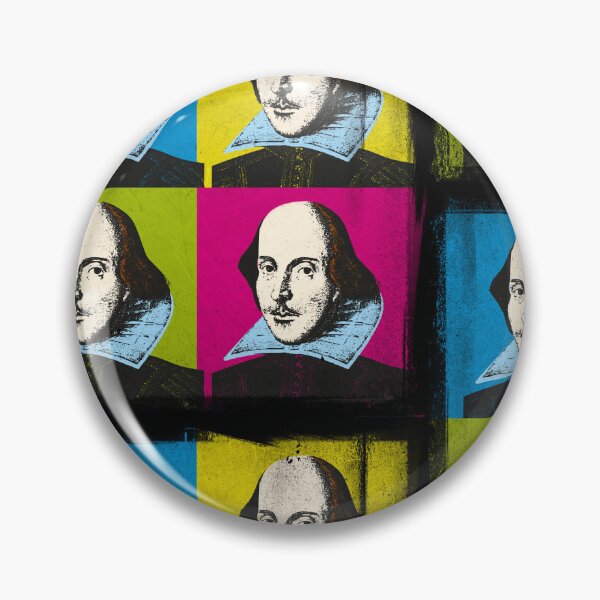Item preview, SIR WILLIAM SHAKESPEARE - ELIZABETHAN PLAYWRIGHT - POP ART STYLE 4-UP designed and sold by Clifford Hayes.