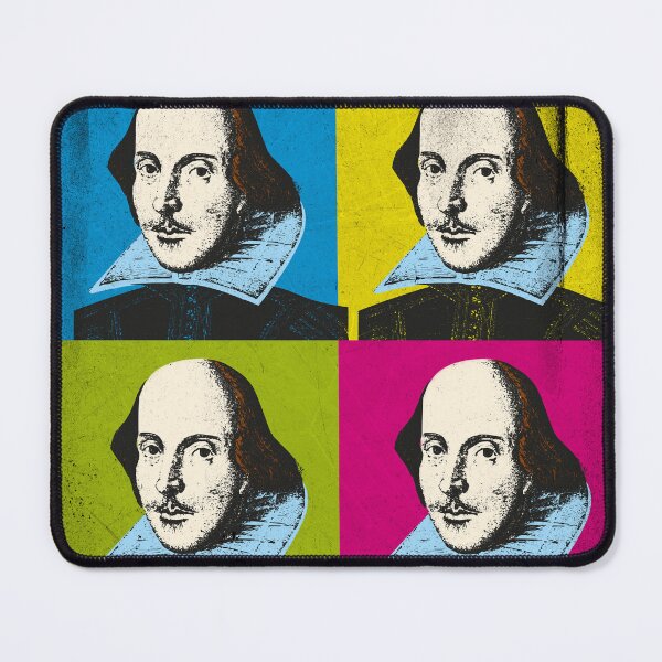 Item preview, SIR WILLIAM SHAKESPEARE - ELIZABETHAN PLAYWRIGHT - POP ART STYLE 4-UP designed and sold by Clifford Hayes.