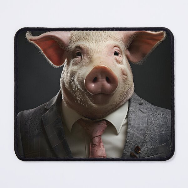 Item preview, Pig in a suit designed and sold by 47T-Shirts.