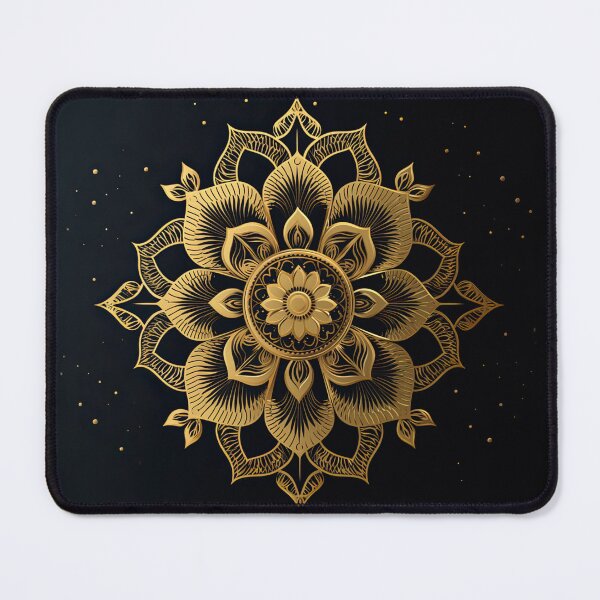 Item preview, Golden Prosperity Mandala designed and sold by UpliftedArtwork.