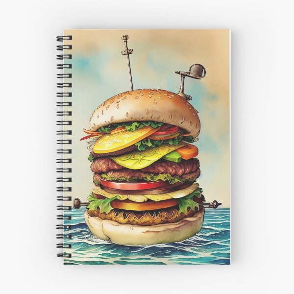 Item preview, Hamburger, hungry, snack, kids, children, delicious, sea, ocean, pirate designed and sold by Cyber Kids.