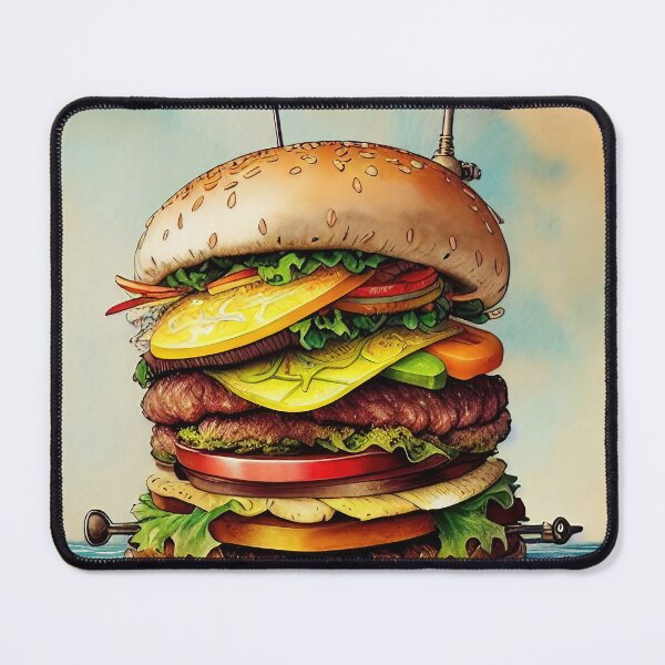 Item preview, Hamburger, hungry, snack, kids, children, delicious, sea, ocean, pirate designed and sold by Cyber Kids.