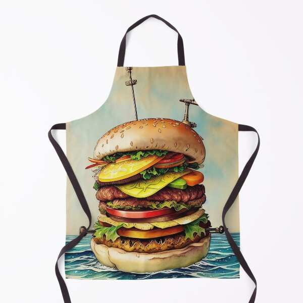 Item preview, Hamburger, hungry, snack, kids, children, delicious, sea, ocean, pirate designed and sold by Cyber Kids.