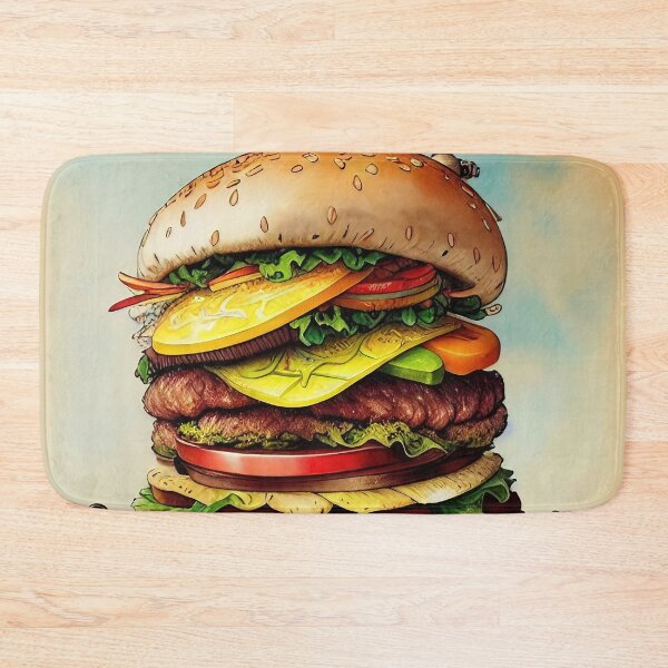 Item preview, Hamburger, hungry, snack, kids, children, delicious, sea, ocean, pirate designed and sold by Cyber Kids.