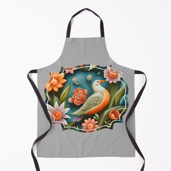 Item preview, Bird and Floral Mural designed and sold by Charmy Design.