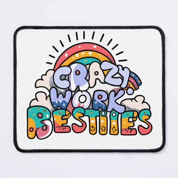 Item preview, Chronicles of Crazy Work Besties work bestie gift designed and sold by OlivedesignsIN.