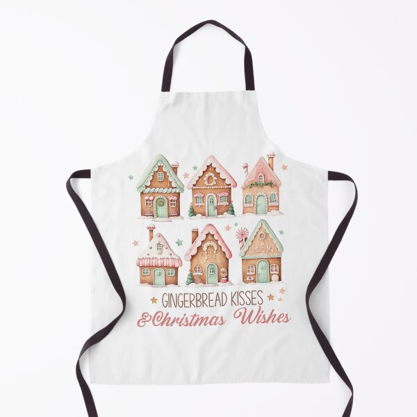 Artikelvorschau, Lebkuchenkuss und Weihnachtswünsche entworfen und verkauft von OutbreakDesigns.