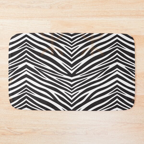 Item preview, black and white line zebra designed and sold by GlobalPrintArt.
