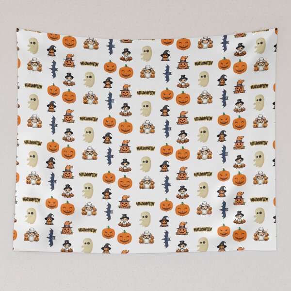 Item preview, 9 frightening illustrations on Halloween night designed and sold by huape.