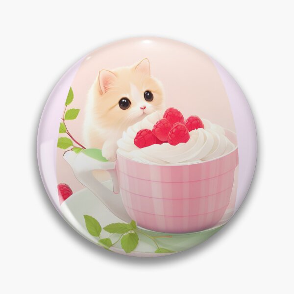 Item preview, Cute cat and raspberry designed and sold by Charmy Design.